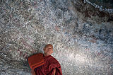Buddhistischer Mönch Mingun Myanmar
